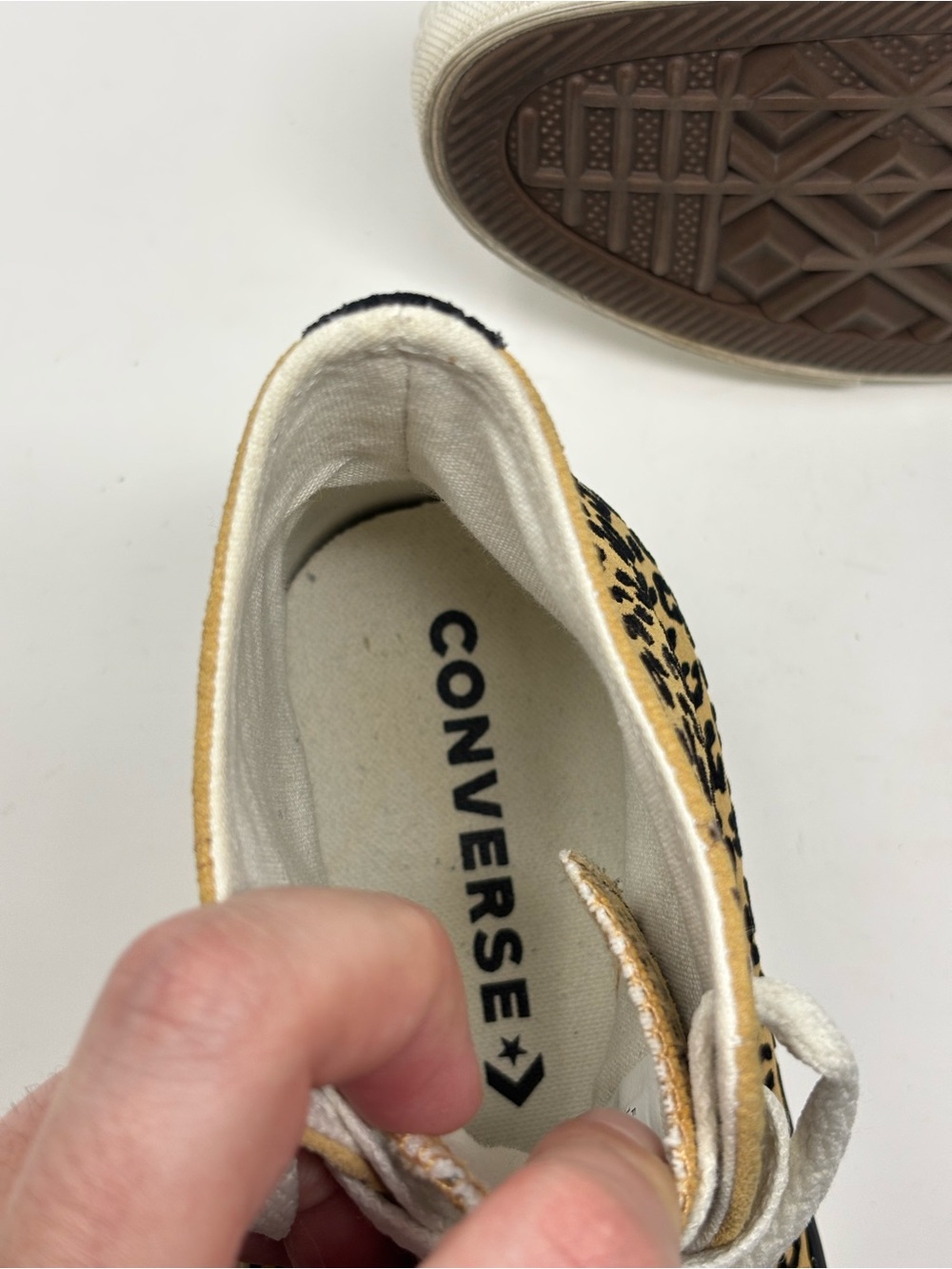 Converse Chuck Taylor All Star lift platform leopard sneakers size women’s 9 - Picture 11 of 14